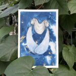 Rorschach's Lepidoptera 4, Version Cyanotype
