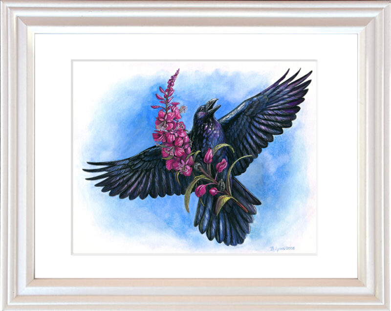 summer revelry - matted and framed