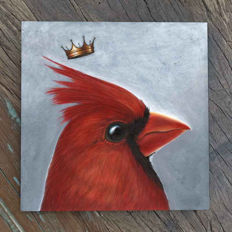 King Cardinal by Artist Carolina Lebar