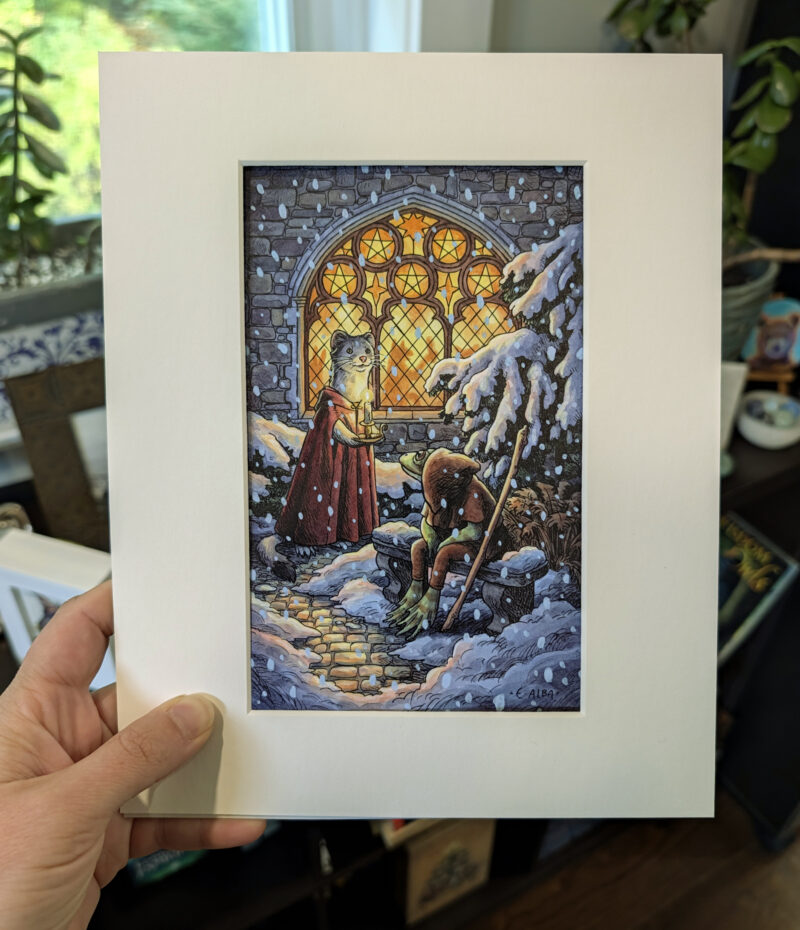 "Five of Pentacles" by Elisabeth Alba