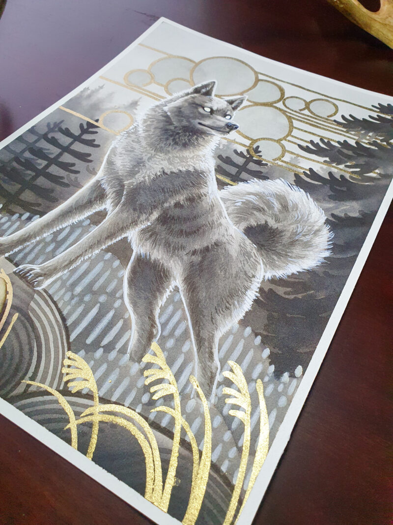 "Origin of Dog" by Nina Pommelin