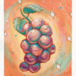 "Cosmic Grapes" by Ejiwa 'Edge' Ebenebe - Front With Border